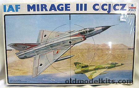 ESCI 1/48 Mirage IIICJ Israeli Air Force Mirage III CZ South African 2nd Sq Waterkloof / Mirage IIIC French Air Force Escadre 3/10 Vexin, 4047 plastic model kit